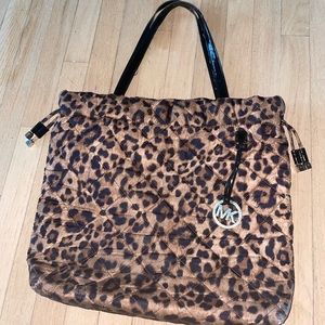 Michael Kors Leopard Tote Bag
